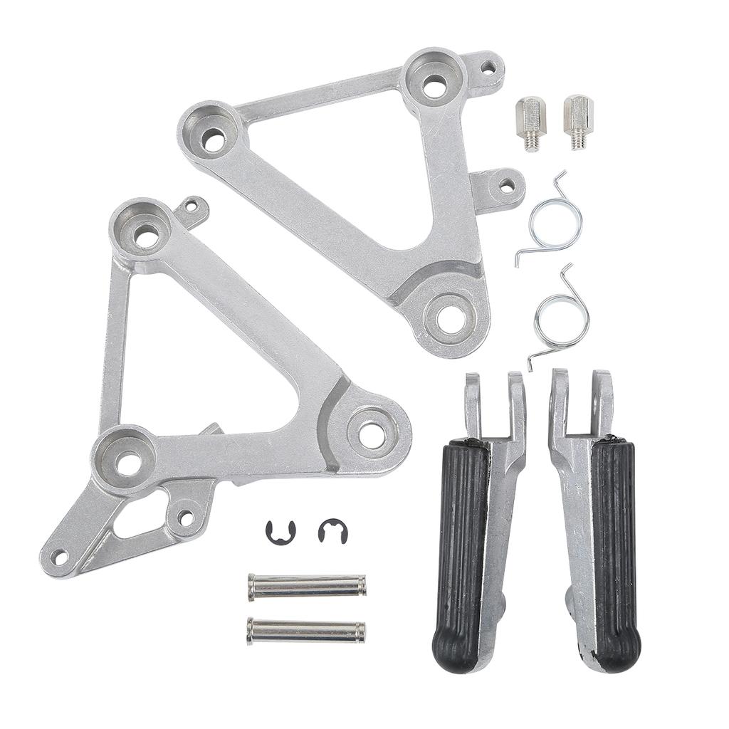 Motorcycle Front Footrests Foot Pegs Footpeg Set For Honda CBR400 NC23 1988-1989