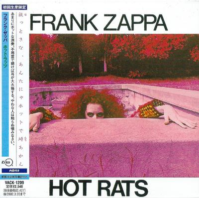 CD FRANK ZAPPA  Hot Rats VACK1209 RYKODISC 2001 Japan ObiRock Used