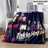 Coperta Artistica di Moda Tokio Hotel Rock Band Lenzuolo di Lusso per Camera da Letto Coperta Calda per Viaggi all'Aperto Campeggio Picnic Pausa Pranzo