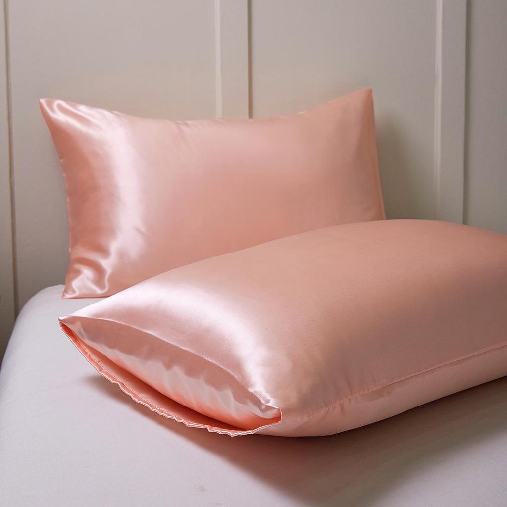 Kissenbezug aus Satinimitat - Kühler, seidiger Bettwäschebezug