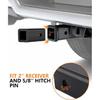 2'' to 1-1/4'' Receiver Hitch Adapter ert Sleeve Mount Adapter  2'' to 1.25''