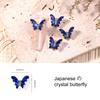 10Pcs Nail Faux Decor Gloss Shining Three-dimensional Art Non-fading DIY Crystal Manicure Craft Butterfly Nail