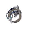 Premium Animal Crocodile Brooch Men's Clothing Accessories Metal Diamond Pin Wholesale Accessories Women's Bag Decoration
