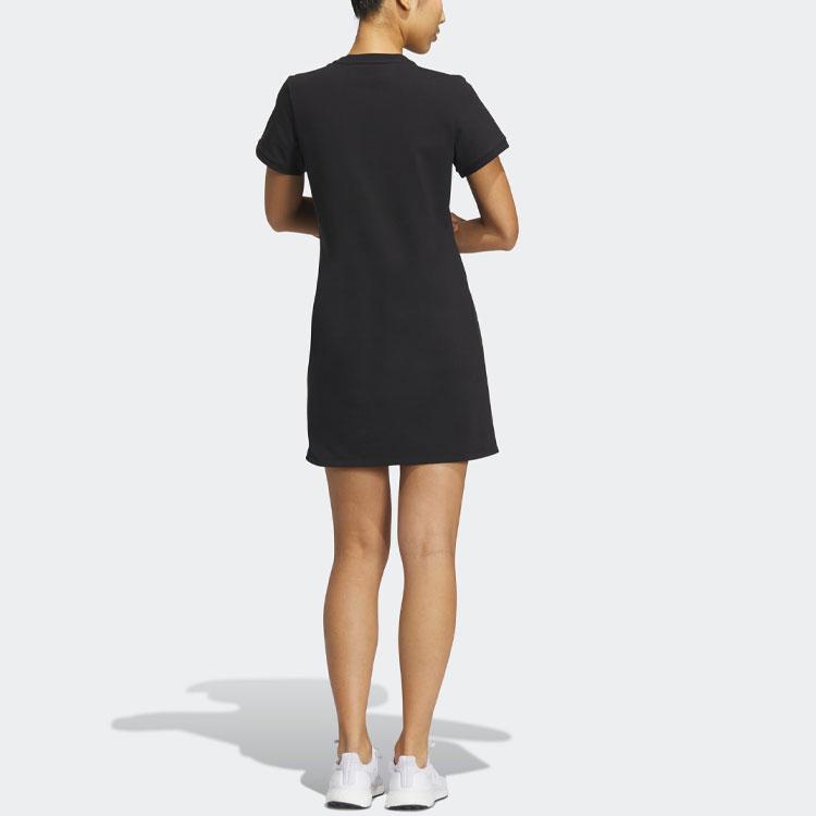 adidas X SEEBIN Short Sleeved Dress Women's Black HY2866