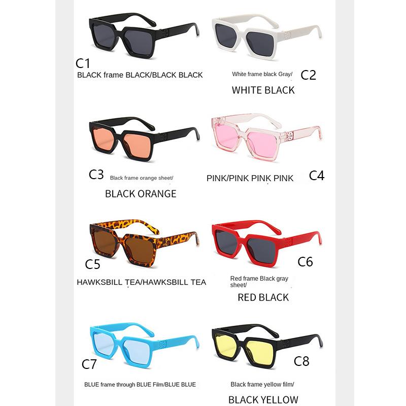 Vintage Luxury Square Kid Sunglasses Boy Girl Colorful Fashion Brand Designer Sun Glasses Travel Go Out Children Glasses Uv400