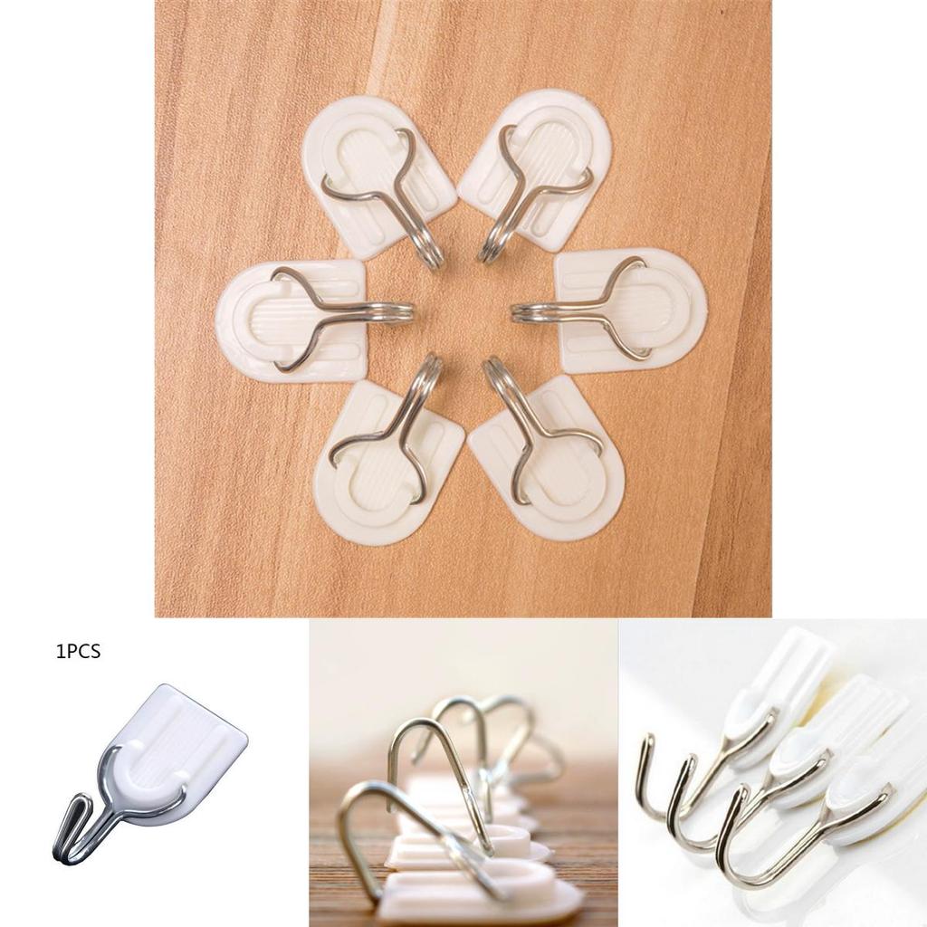Premium Self Adhesive Hooks For Damage-free Wall Hanging In Kitchen And Bathroom