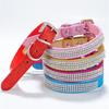 Crystal Diamond Rhinestone Pet Collar PU Leather Sparkling Cat Collar  for Pet Supplies