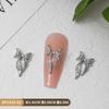 Alloy Nail Art Rivets,3D Bows Nail Art Charms Nail Art Decals Bows Nail Rhinestones Nail Art Supplies for Women Girls