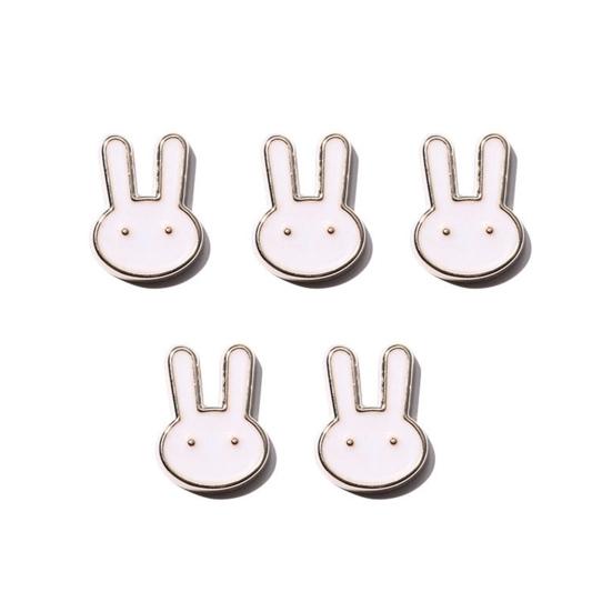 5 szt. ozdób do paznokci ekologiczny stop nieblaknący dobra dekoracja artystyczna z kreskówek ozdoba do manicure dla kobiet