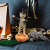 Collectible Figurine Dancing on Pumpkin Desktop Ornament Halloween Decoration for Bookshelf
