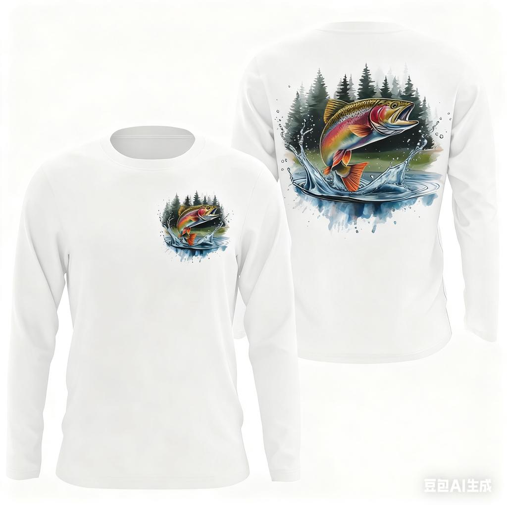 FishingT-Shirts 3D Pinting Fishing Apparel Breathable T-Shirt Long Sleeve Summer Outdoor Sports O-neck Fishing Shirts