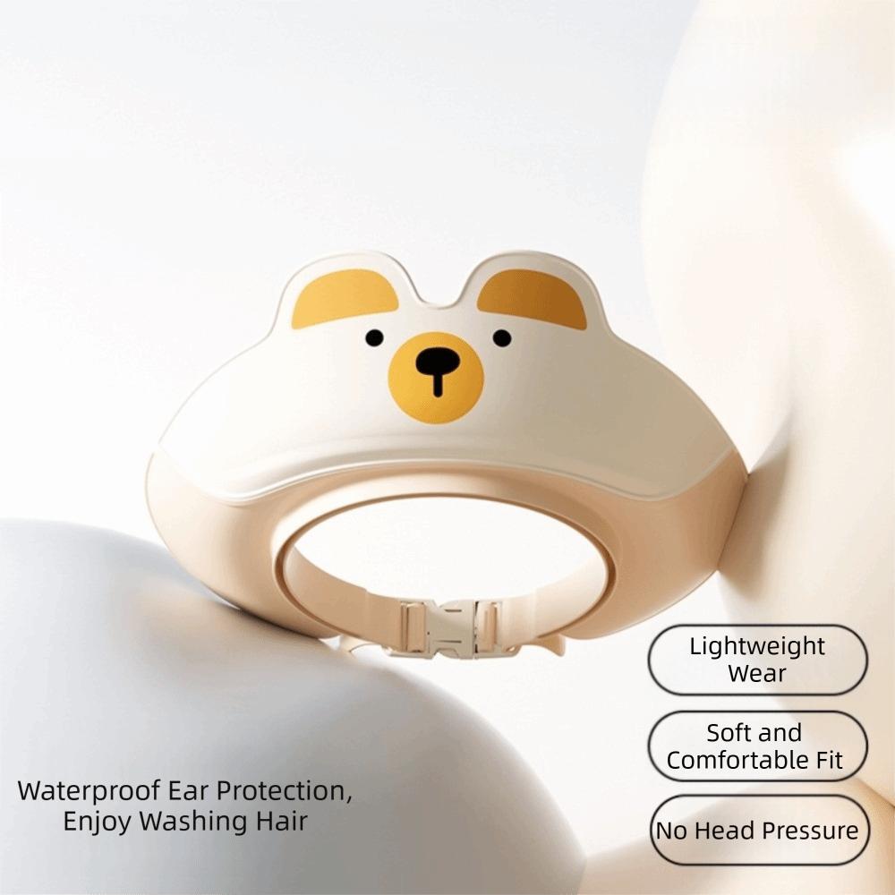 Upward Brim Shampoo Cap Soft Inner Ring Baby Bath Protective Cap Waterproof Baby Bath Hat Children