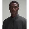 Lululemon Textured Double Knit Cotton Half Zip Heathered Black Black
