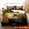 Top 2023 Game World Of Tanks Bedding Set Single Twin Full Queen King Size Bed Set Adult Kid Bedroom Duvetcover Sets