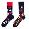 Asymmetric Crew Socks Men Women Cartoon Sports Casual Fashionable Pair