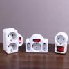 1 To 3 Plug Eu Socket Adapter With Switch 16A Plug Adapter Travel Charging German Standard Power Converter For Portugal Turkey