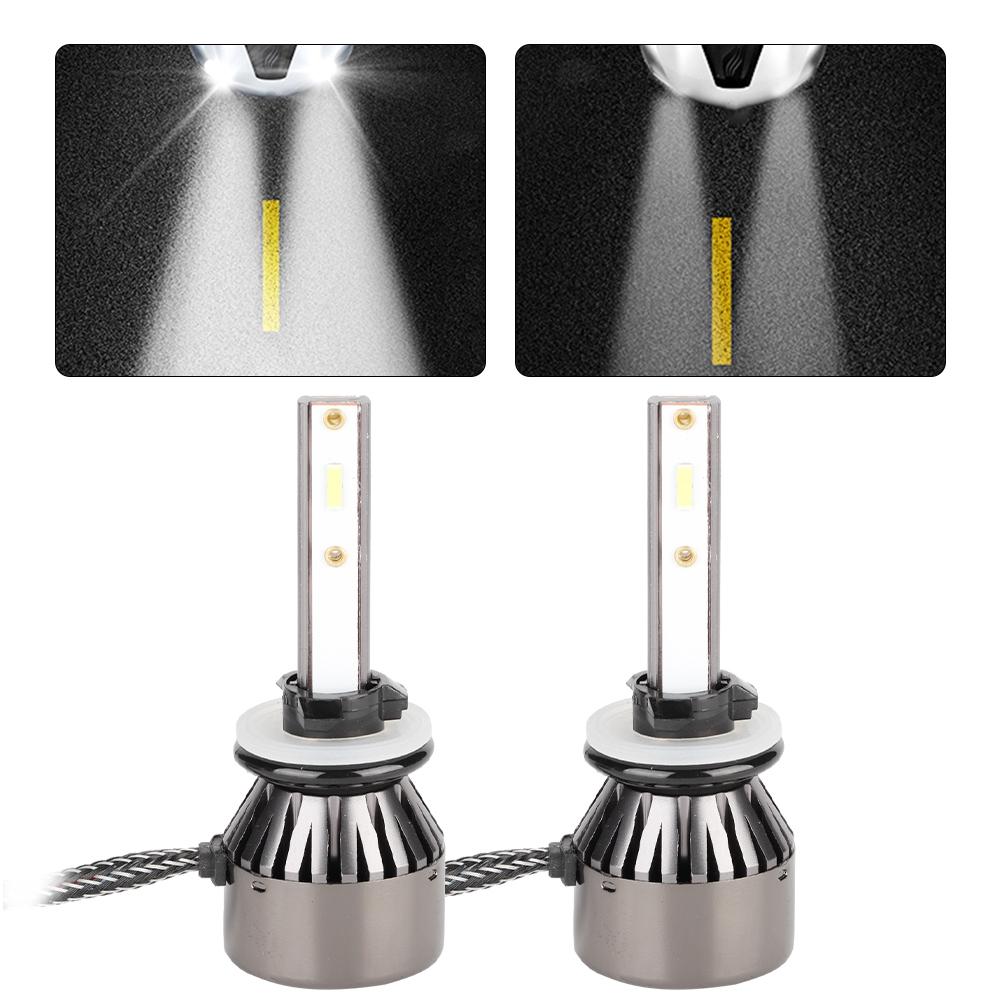 2pcs For H16 880 881 60W 6000K Bright White Mini LED Headlight Auto Lamp Bulbs L8