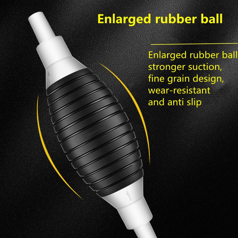 Pompă de combustibil universală manuală pentru benzină și ulei, pompă de sifon pentru benzină, țeavă de aspirație manuală, motoare auto, accesorii pentru sistemul de alimentare cu combustibil