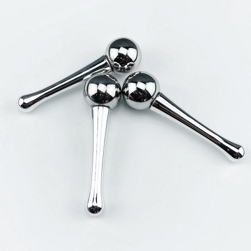 304 Stainless Steel Rotatable Ice Ball Eye Massager Handheld Cold Facial Massage Beauty Tool