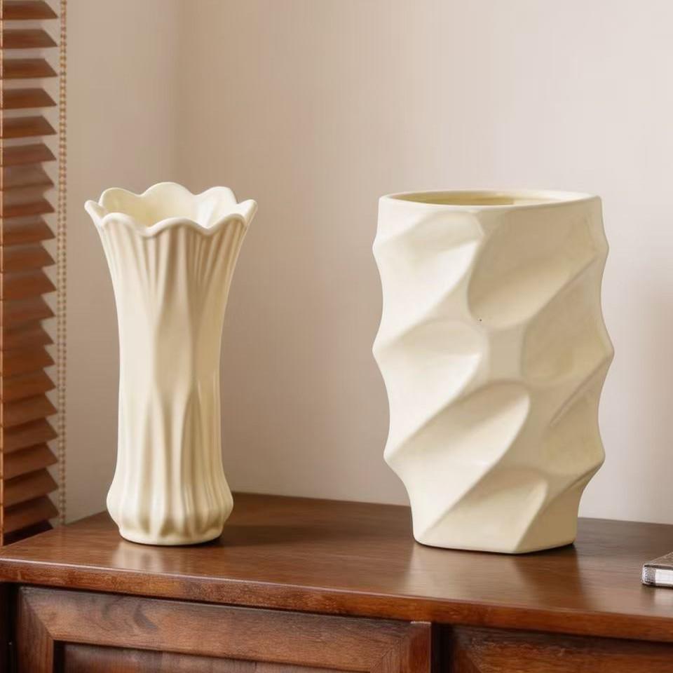 Nordic Style Irregular Vase for Living Room, Shelf, Entrance, or Wine Cabinet Decoration