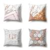 Polyester Pillow Case Automobile Decoration Home Printed Pillow Case Waist Cushion Cover Car Cushion Head Cushion Cover