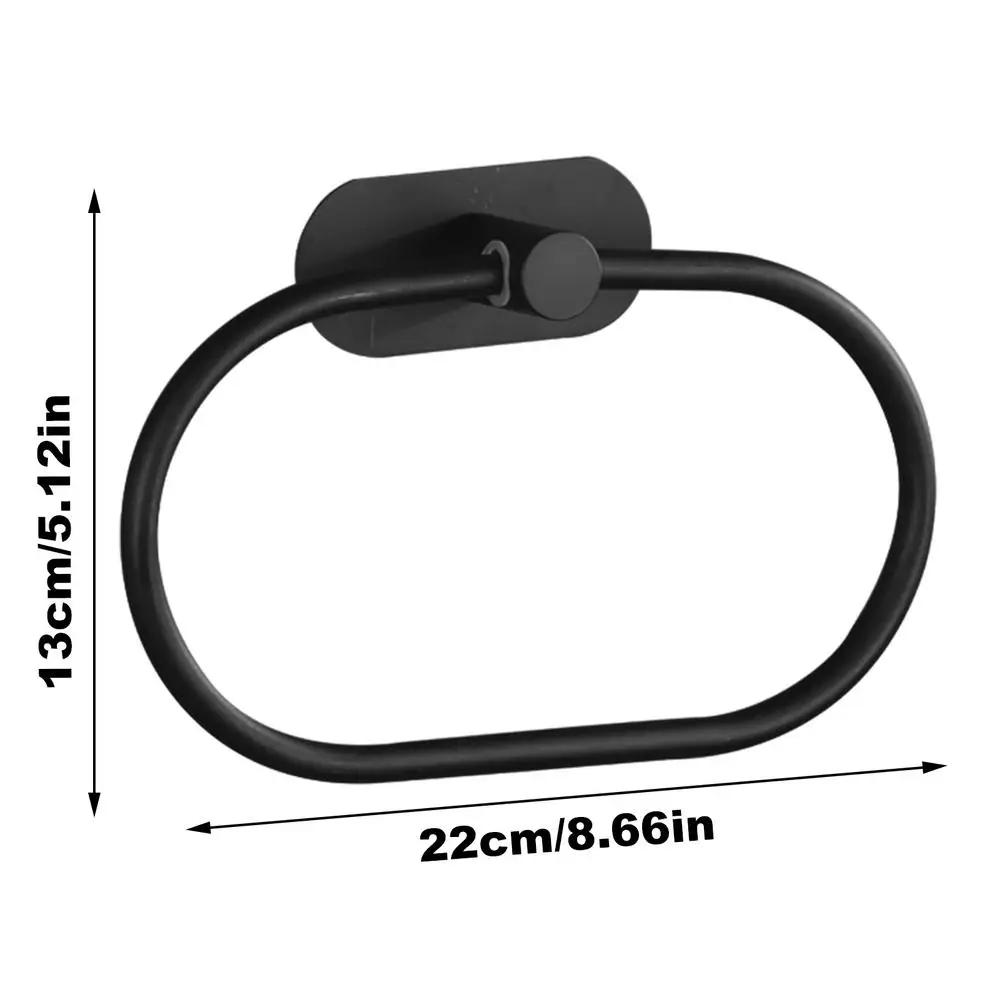 

Towel Ring Rack Wall Mounted Stainless Steel Towel Holder Towel Ring Hanger With Sturdy Base For Washroom Toilet Kitchen And