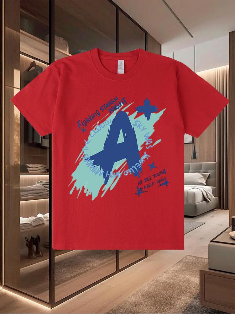 2025 New-Style Pure Cotton T-Shirts for Men Trendy and Perfect for Summer Casual Wear