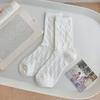 Female Spring and Summer Simple All Kinds of Twist Ballet Wind In The Tube Pile Socks