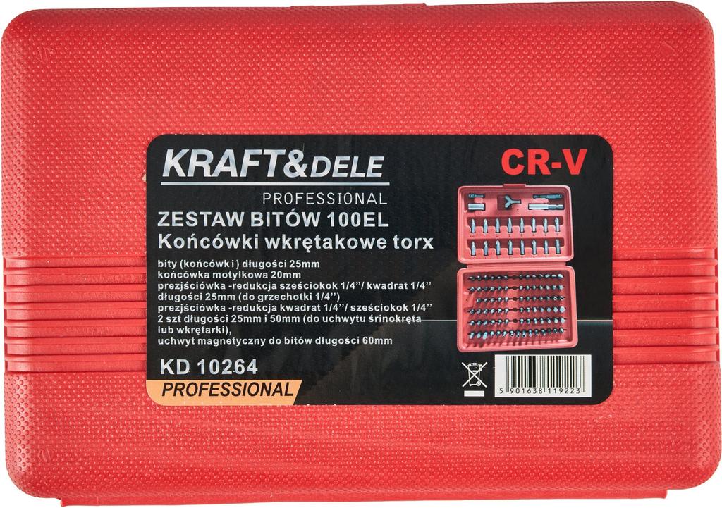 TORX bit/bit set 100 pcs KD10264