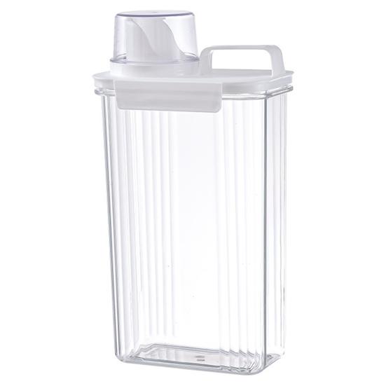 

1500/2000/2800 мл бутылка-дозатор для стирального порошка, прозрачная удобная герметичная крышка, дозатор жидкого мыла L