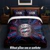Set Biancheria da Letto Design Bayern Monaco 1 Copripiumino + 2 Federe Morbido Traspirante Biancheria da Letto per la Casa