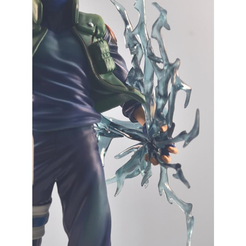 24cm 9.4 inch Anime Hatake Kakashi Action Figures Pvc Statue Desktop Ornamen Set Statue Model Ornament Room Desk Toys