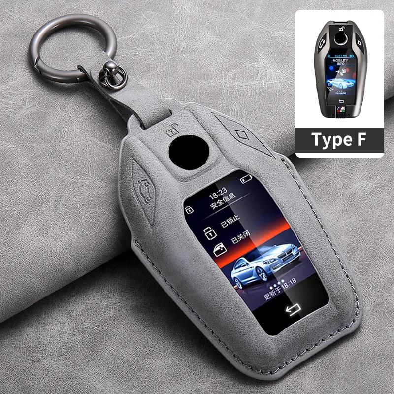 Car Key Cover for Bmw X3 G01 G31 X5 G05 X4 G02 G30 G32 I8 X7 M5X F20 Leather Car Key Case Cover