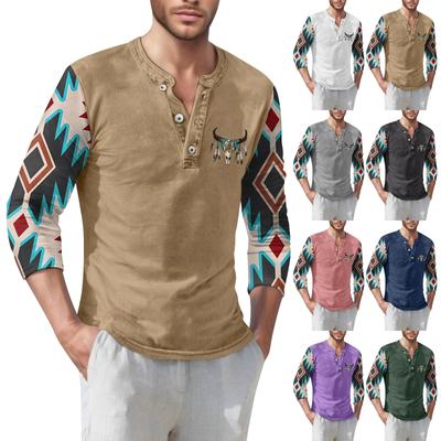 Camiseta masculina casual de rua, manga curta, top