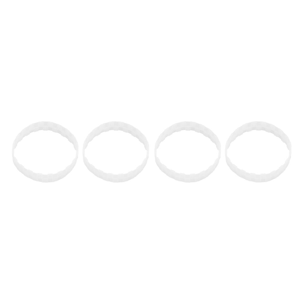 4Pcs Sweeping Robot Replacement Wheel Tire Rings Anti Wear Part for Xiaomi Sweeper