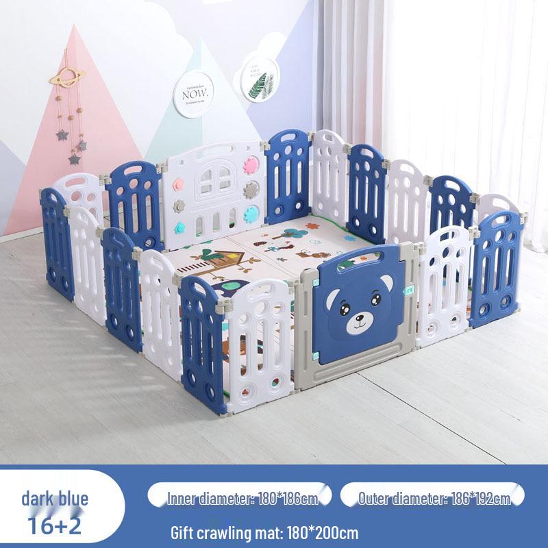 Baby Safety Playpen with Crawling Mat – Indoor Toddler Barrier