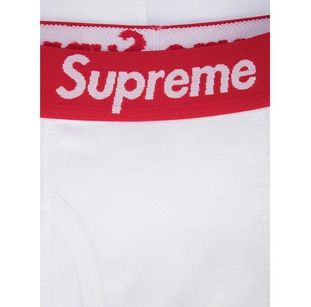 Supreme Hanes Boxer Briefs Set White