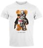 Mens T-Shirt Print Teddy Bear I'll Bear Back Meme Parody Saying Techwear