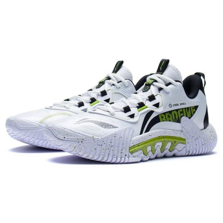 Li Ning Reverse 2.5 Basketball Shoes Men Sneakers White Black Green ABFS001-4
