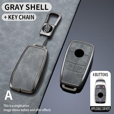 Car Key Case Cover Shell for Mercedes Benz Cla250 Mercedes Benz GLS53 2019 GLS450 Maybach GLS600 2021 AMG C63S GLE 450 2020