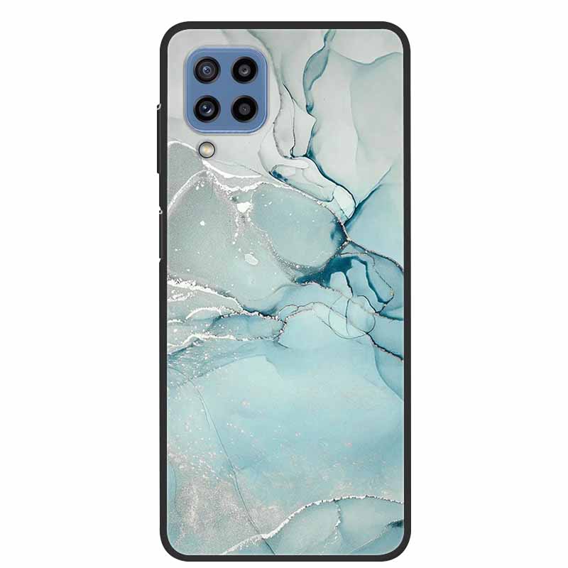 For Samsung Galaxy A12 Case Marble TPU Silicone Soft Phone CoverFor Samsung Galaxy M12 Case Samsung F12 Protector Gift New Para