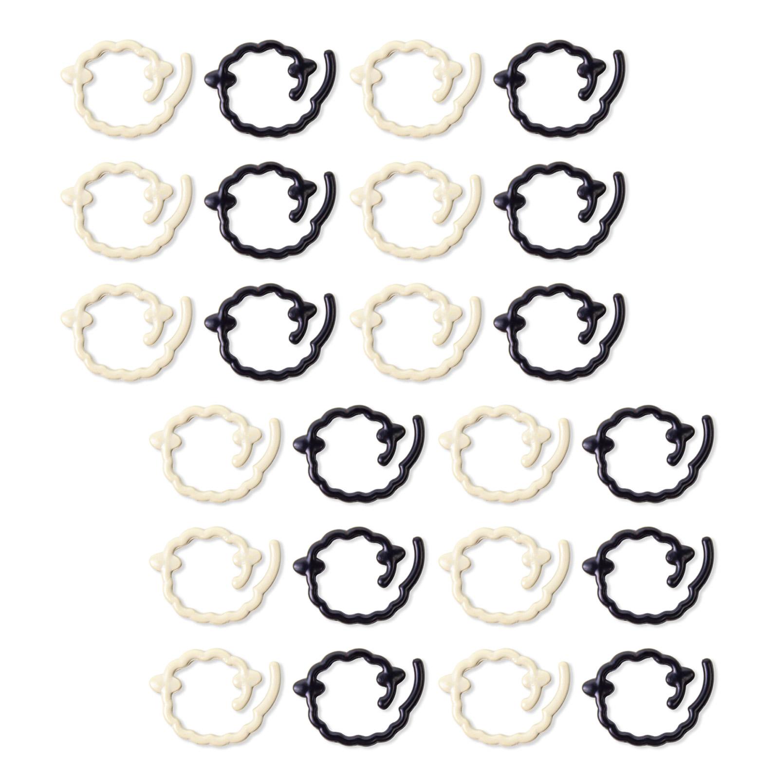 

24 шт. Маркери для з єднання фруктів Гачки для в язання Маркери-кільця для в язання гачком В язання В язання светра шарфа шапки 5