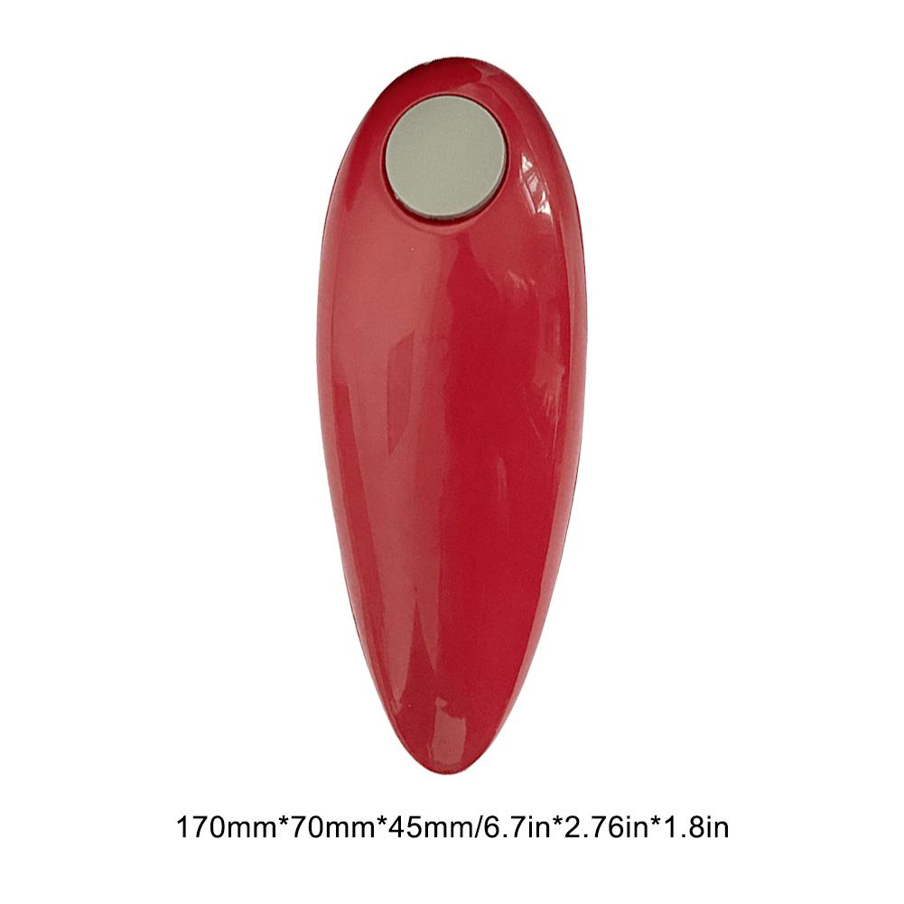 Electric Can Opener Hands Free Bottle Opener Smooth Edge Tin Opener Battery Operated for Weak Hands for All Kinds of Jars