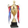 Metal Material Gold Trophy Cup 29/33/36cm Winner Trophies Award Trophy  Classroom Use