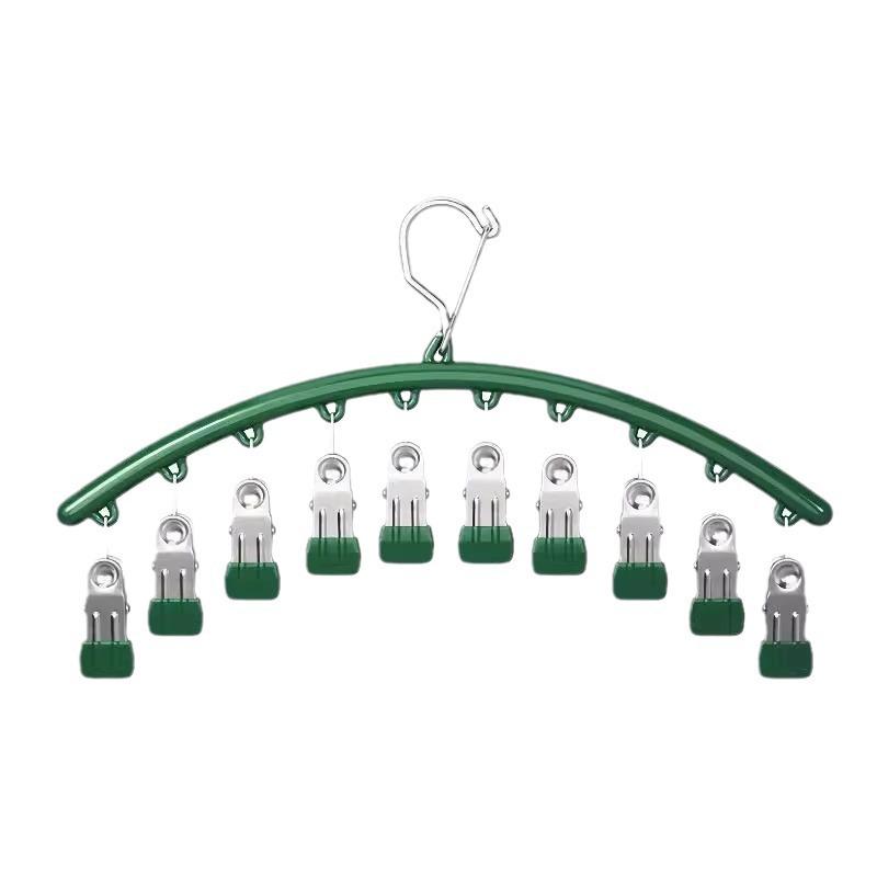 Multifunctional Stainless Steel Clothes Pegs for Baby Clothes, Socks, and Underwear - Household Drying and Storage Rack