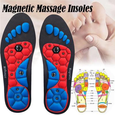 1 paio di solette per terapia magnetica, solette per massaggio con digitopressione per uomo e donna, inserti per i piedi per favorire la circolazione sanguigna e alleviare la pressione