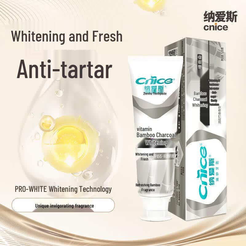 Naice Bamboo Charcoal Whitening Toothpaste N2 (120g)