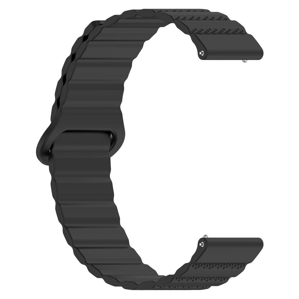 

Silicone Magnetic Watchbnd For Garmin Forerunner 265 255 265S 255S Vivoactive 4S 3 5 Bracelet Strap Venu Sq 2 Plus 3S 2S Band 22mm чорний