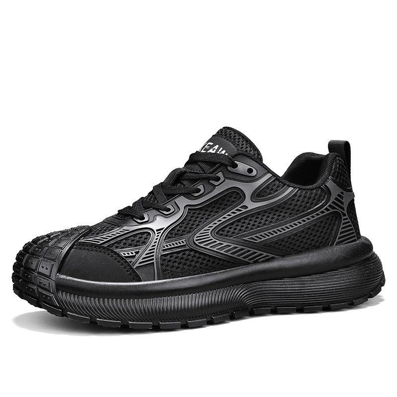Men's shoes summer breathable mesh trend versatile platform shoes fashion classic Hong Kong style trendy men Internet celebrity street dad shoes
