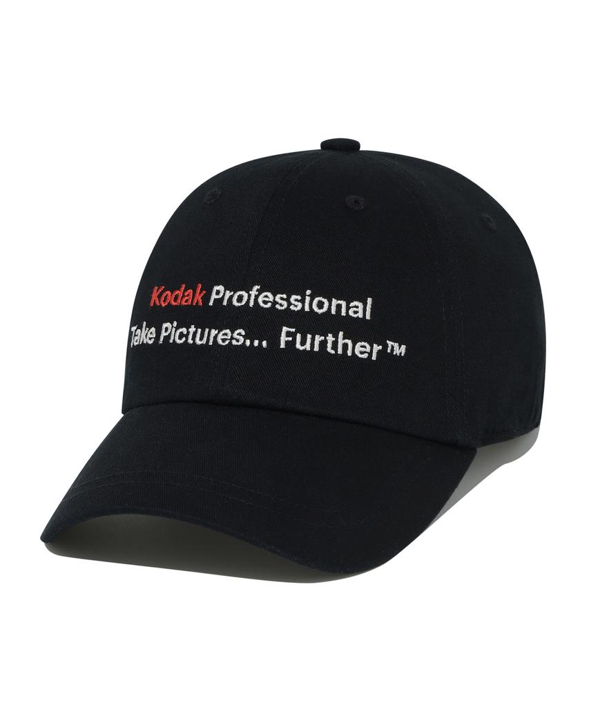 KODAK Oversized Pigment Lettering Ball Cap Black